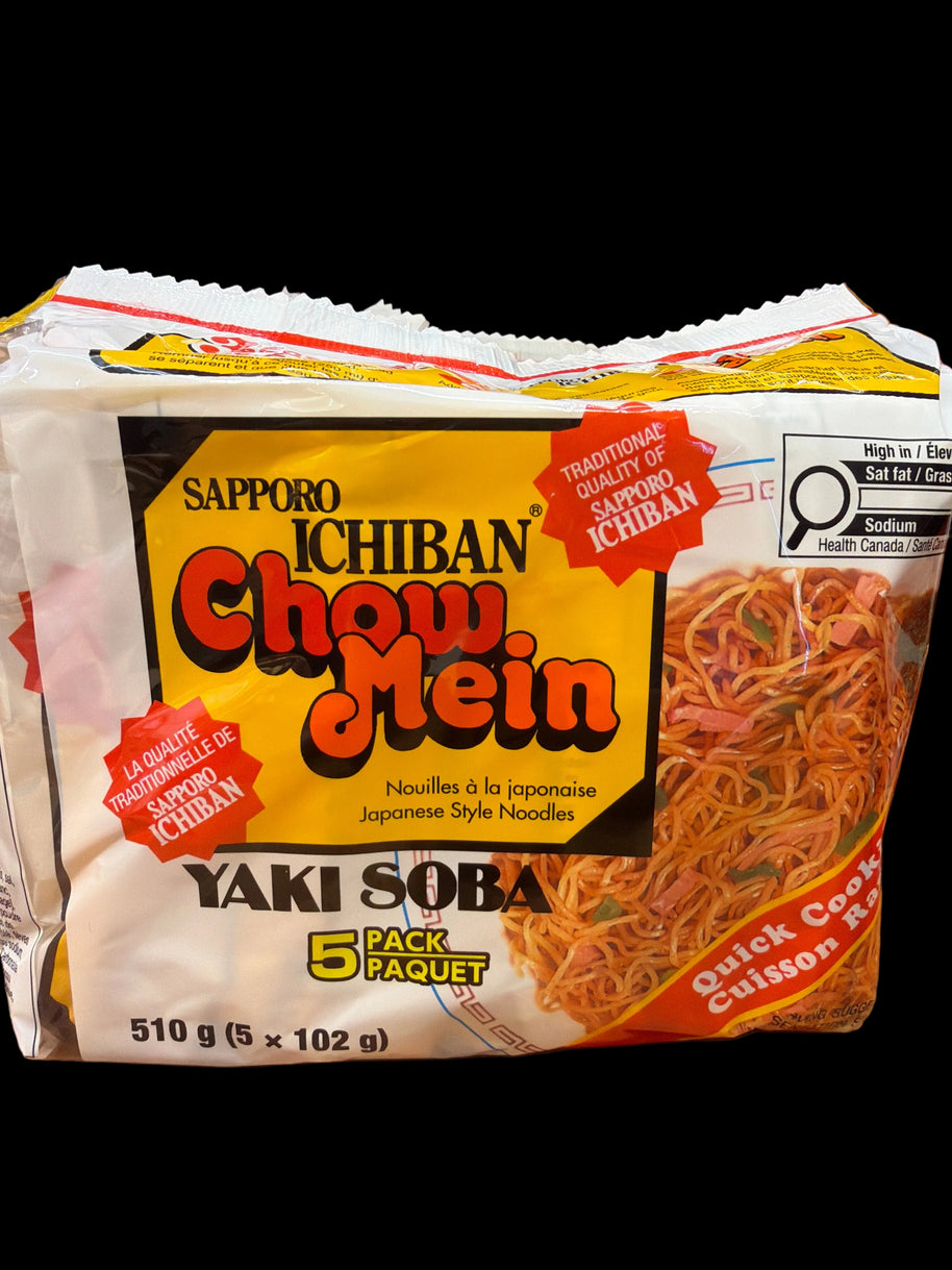 Nouilles instantanées à la japonaise Yakisoba (Chow Mein) SAPPORO ICHIBAN-N