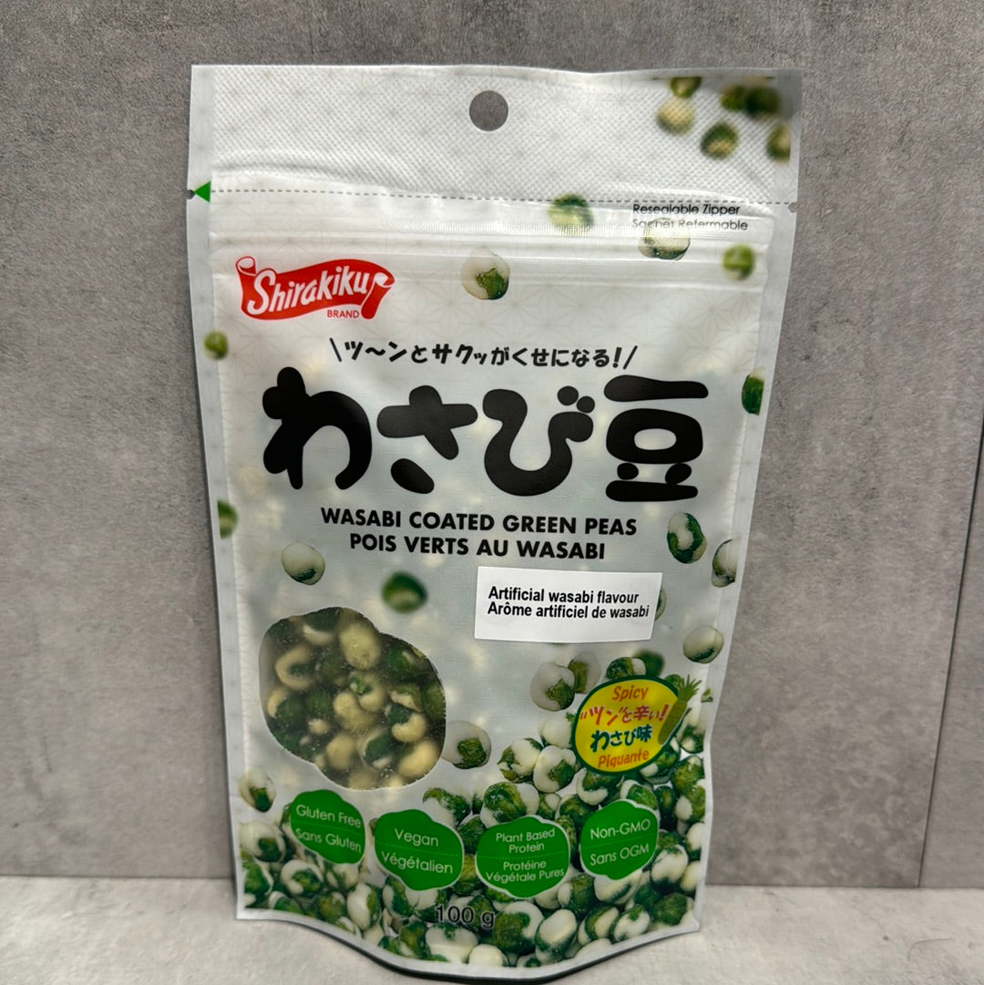 Petit pois au Wasabi SHIRAKIKU 芥末青豆100g