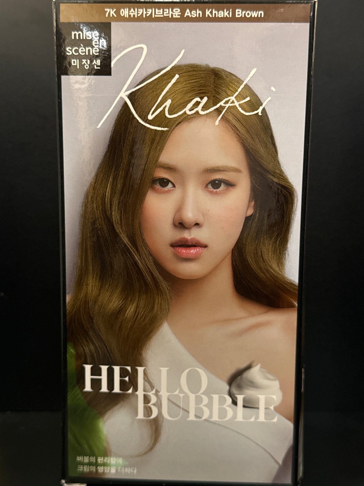 🇰🇷Teinture HelloBubble (Ash Khaki Brown) BlackPink