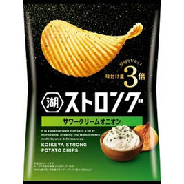 Chips saveur crème sure KOIKEYA 湖池屋 酸奶油味薯片 53g