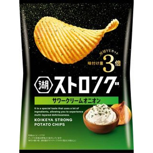 Chips saveur crème sure KOIKEYA 湖池屋 酸奶油味薯片 53g