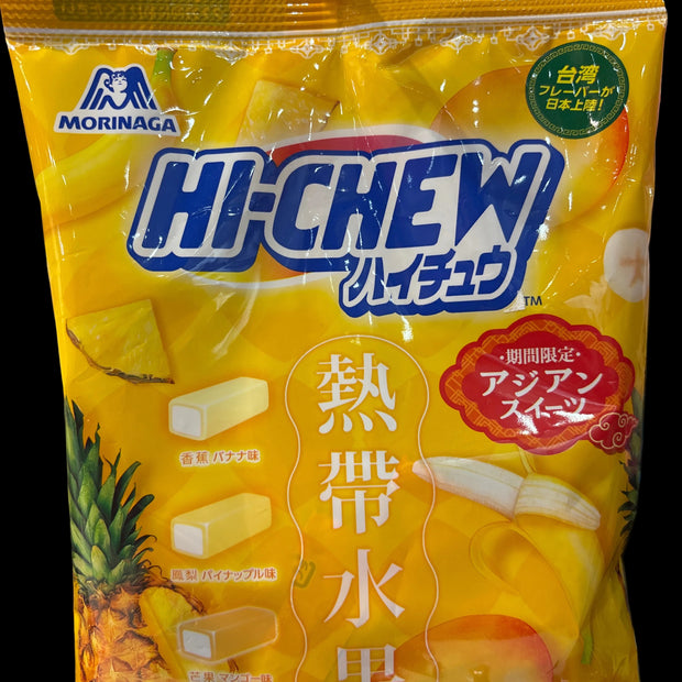 Hi-chew japonais (saveur fruit tropical assorti) 68g