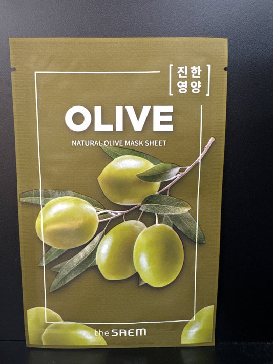 THE SAEM La feuille de masque olive naturel