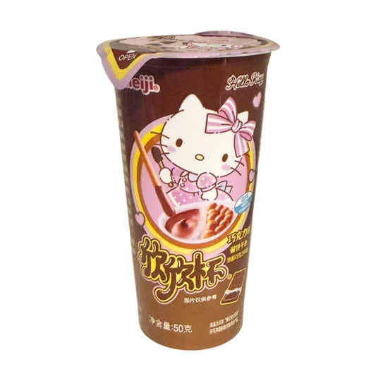 Bâtonnets de biscuit avec trempette (saveur chocolat) Meiji YanYan 50g