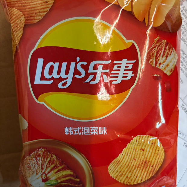 Chips Lay’s (saveur de kimchi) 乐事 韩式泡菜味薯片 70g