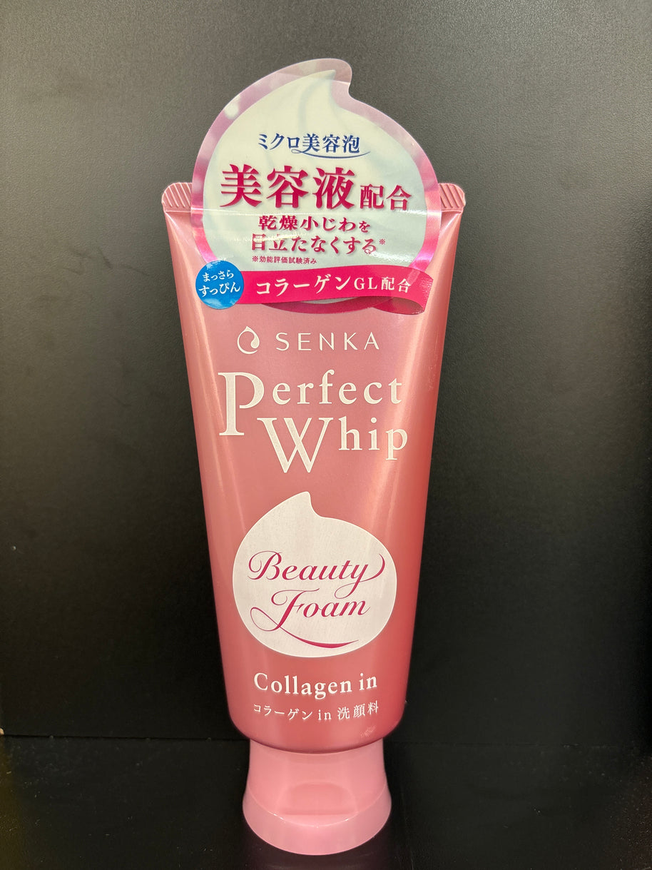 SHISEIDO SENKA Nettoyant en mousse à fouet parfait Collagen in