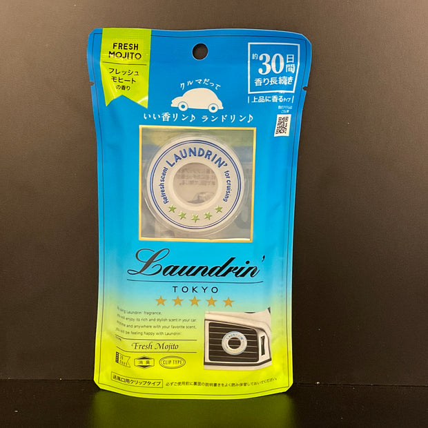 aromathérapie automobile LAUNDRIN !! Car Fragrance Fresh Mojito