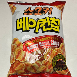 Chips coréens (saveur de bacon fumé ) BINGGRAE 70g