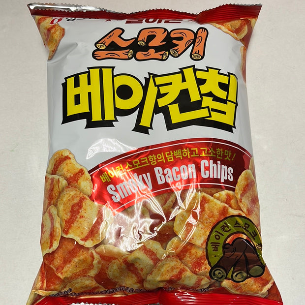 Chips coréens (saveur de bacon fumé ) BINGGRAE 70g