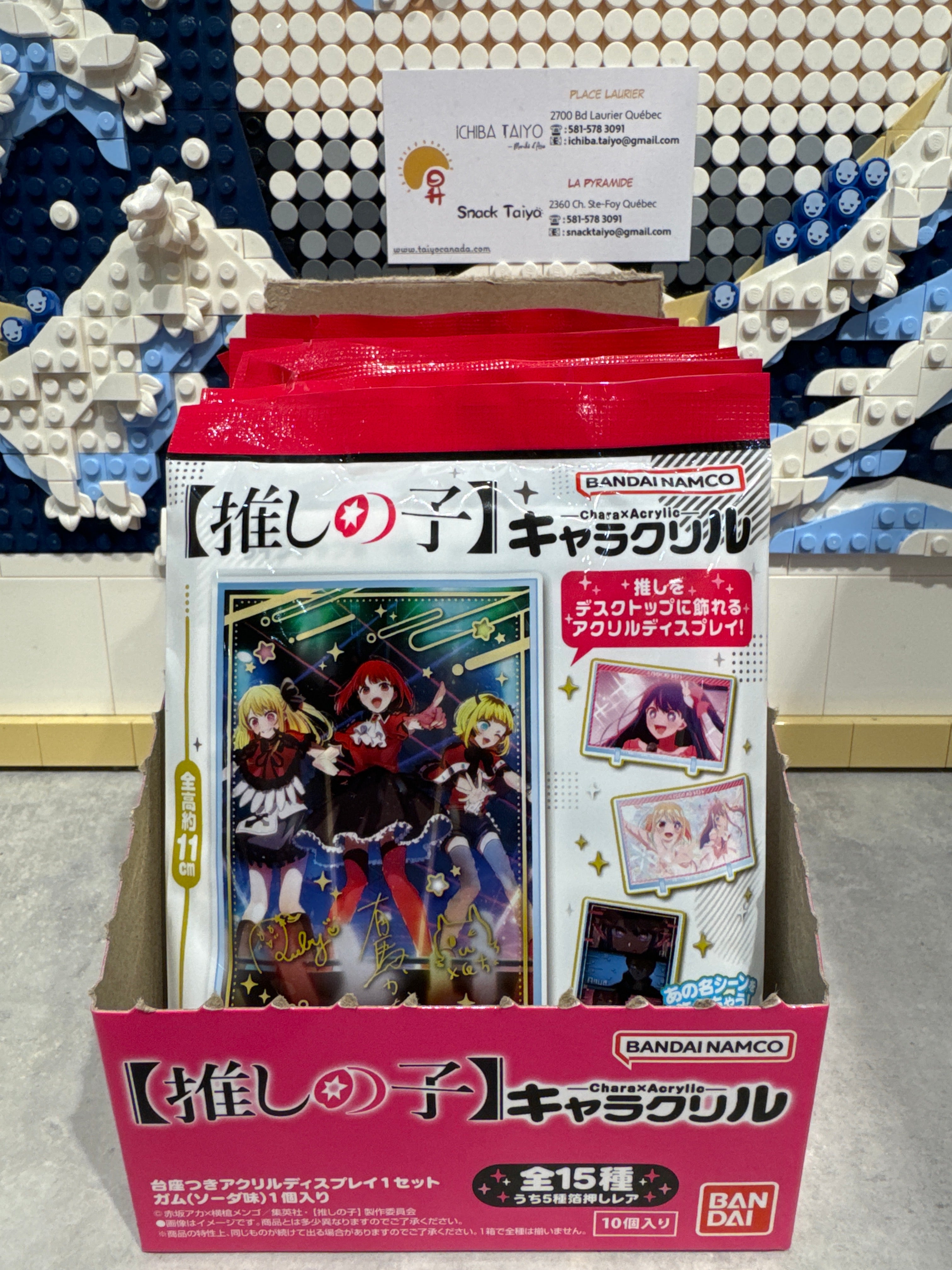 Gum Oshinoko avec présentoir