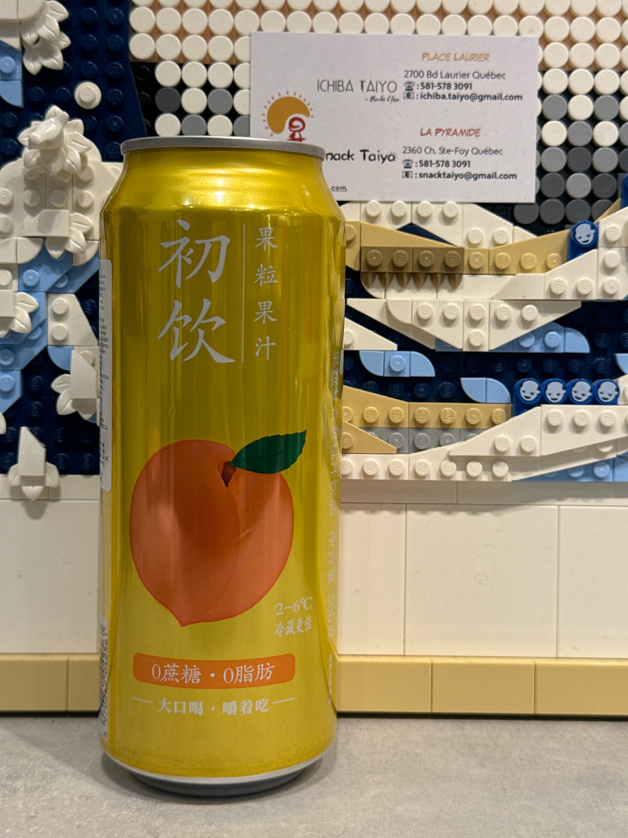 Jus à la pêche avec pulpe