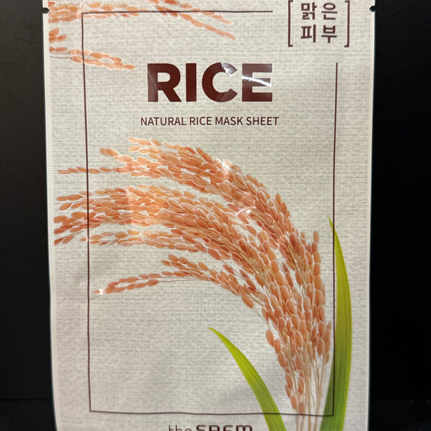 THE SAEM La feuille de masque riz naturel