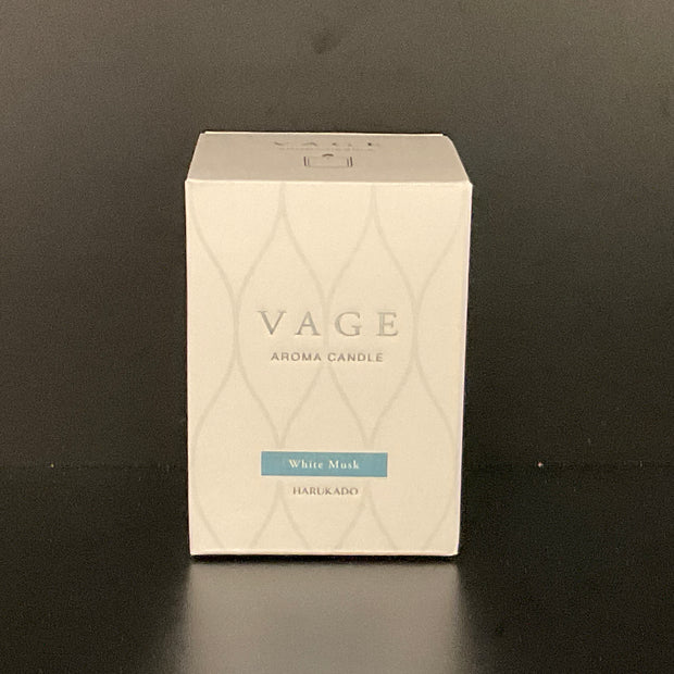 HARUKADO Vage Bougie aromatique Musc blanc