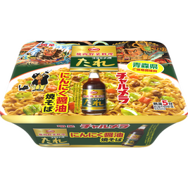 Nouille japonaise style Yakisoba saveur de sauce soja et ail MYOJO