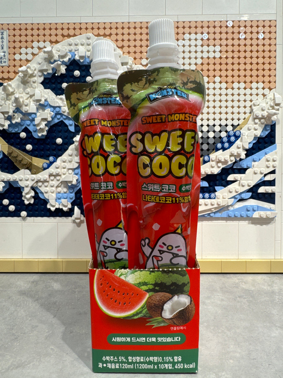 Gelée au coco saveur melon d’eau
