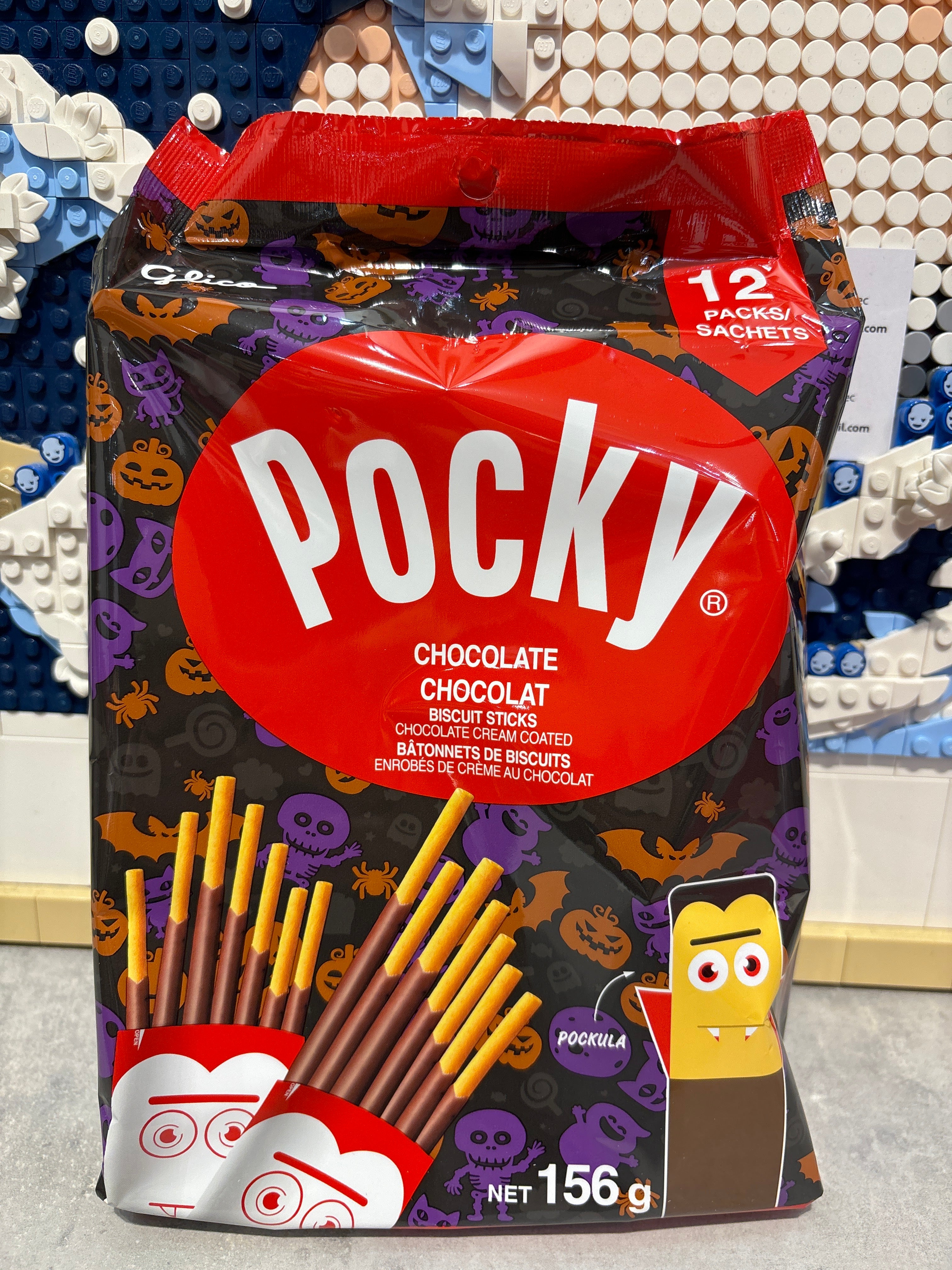 Pocky chocolat  (12 sachets) Halloween GLICO 156g