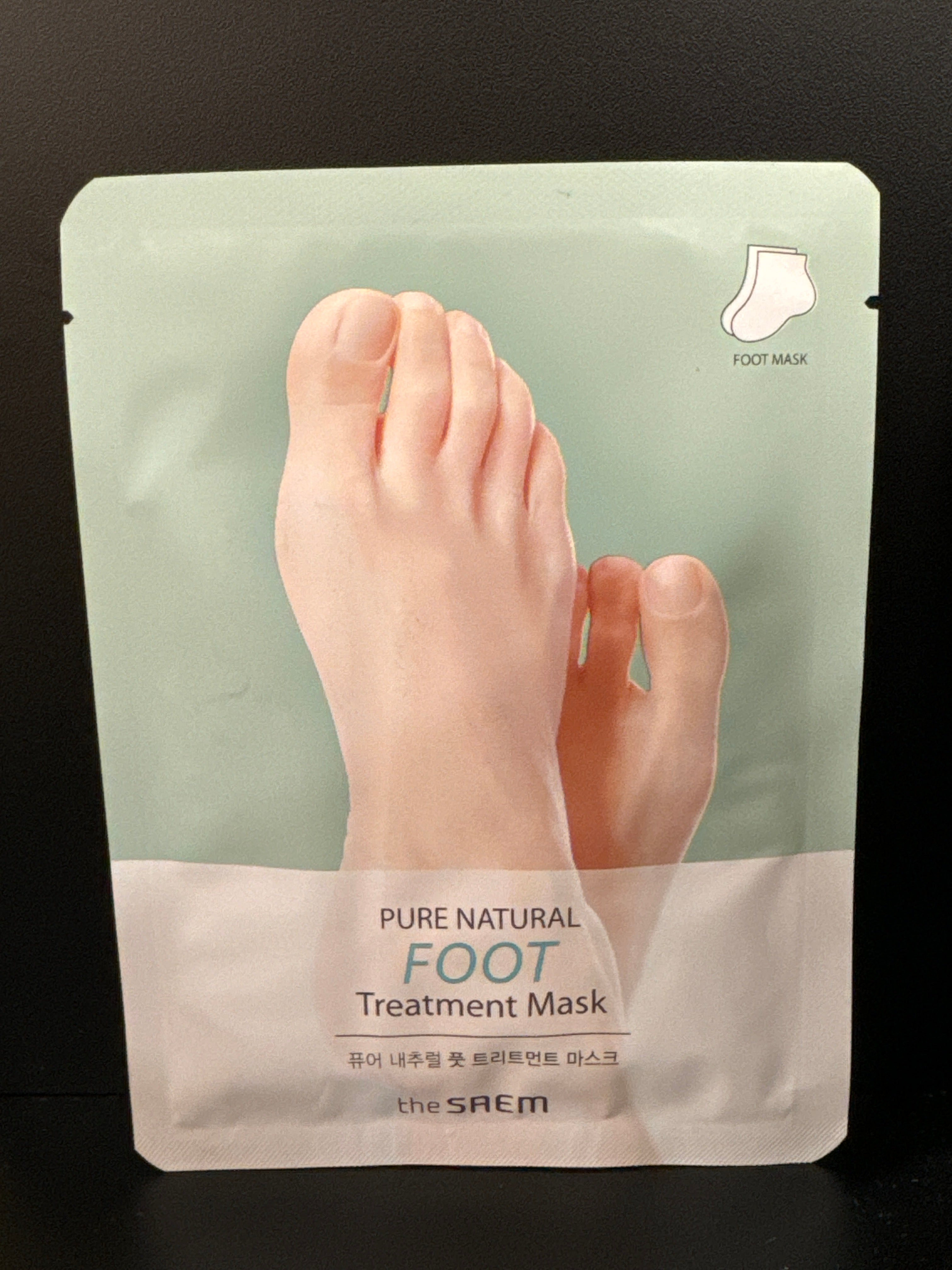 Le masque de traitement des pieds naturel pur THESAEM