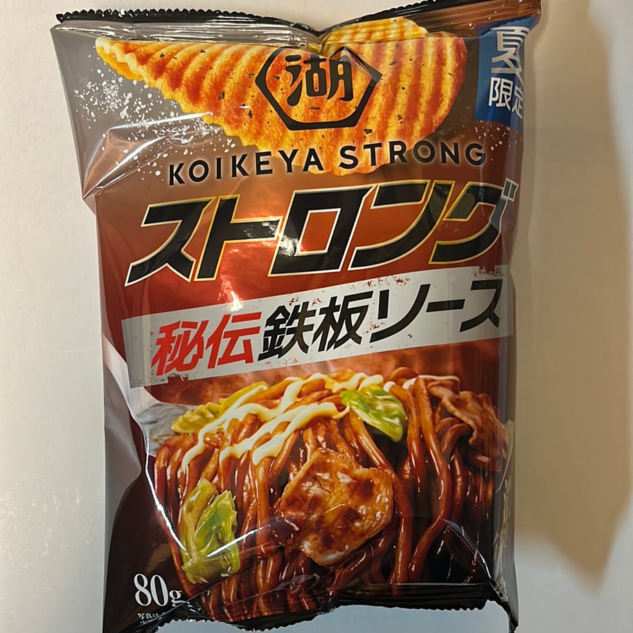 Chips au teriyaki KOIKEYA 湖池屋 铁板烧味薯片 80g