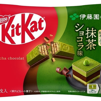 KitKat au matcha et chocolat 9pc