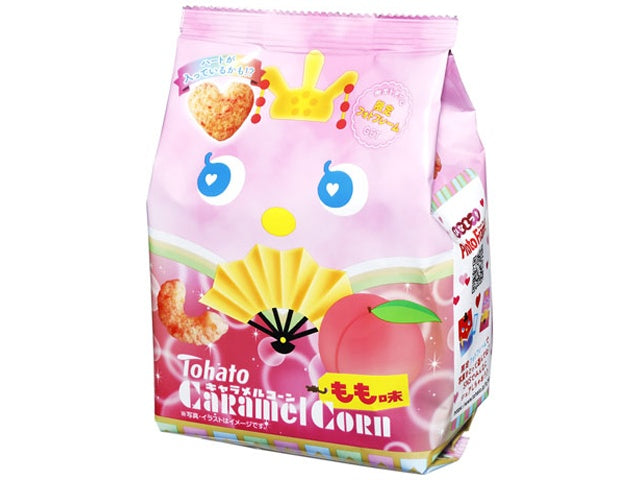 Chips de maïs à la pêche Caramel Corn TOHATO 62g