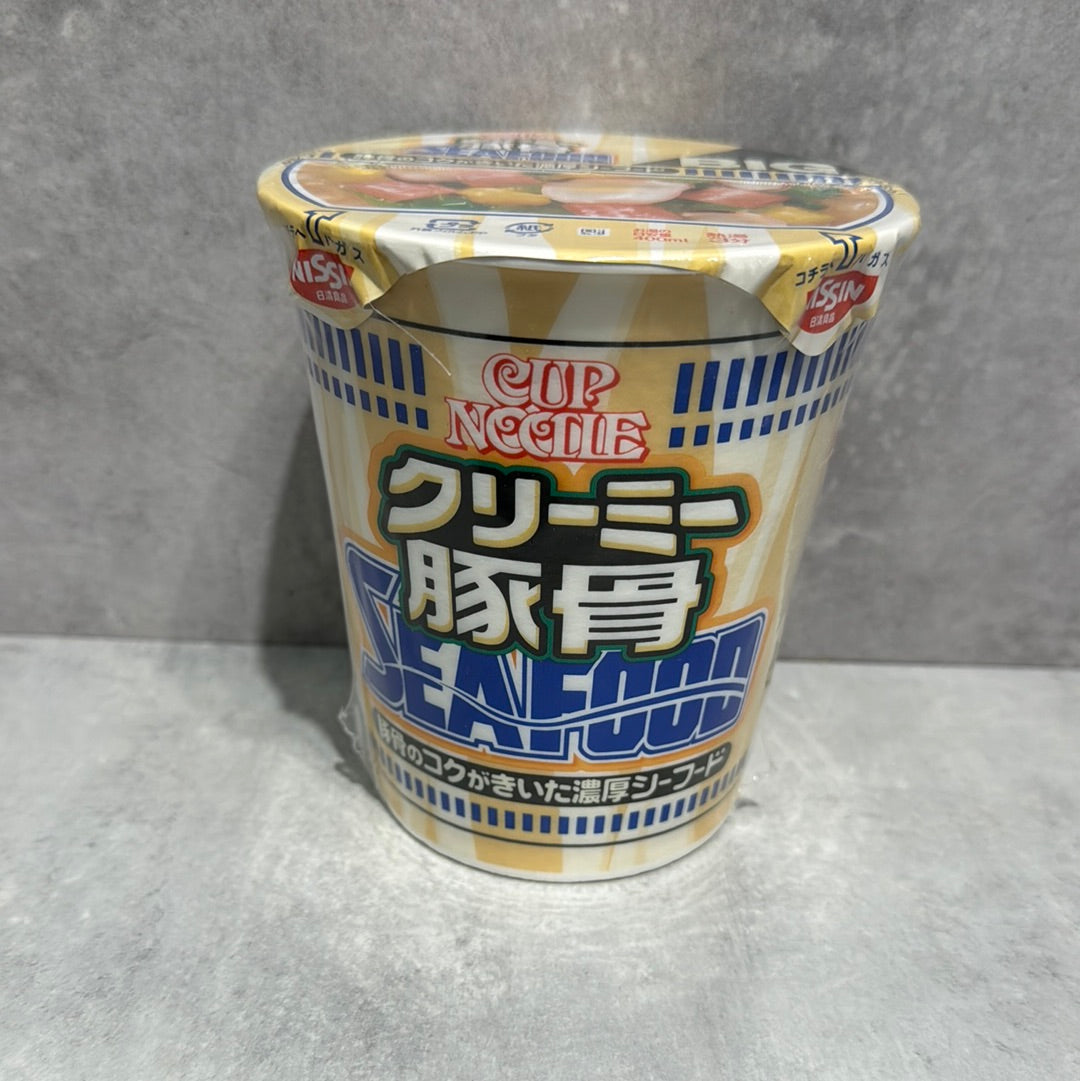 Big Cup Noodle tonkotsu et fruit de mer NISSIN