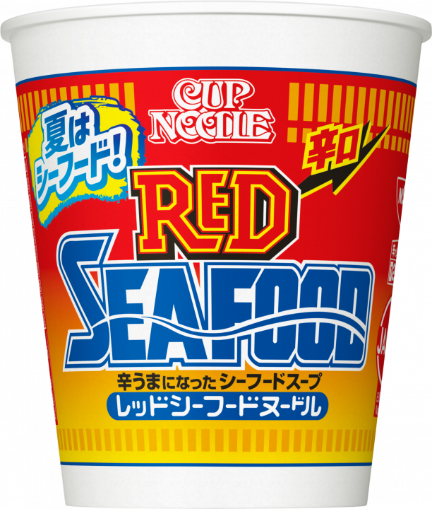 Red Seafood Cup Noodle fruit de mer NISSIN