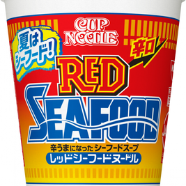 Red Seafood Cup Noodle fruit de mer NISSIN