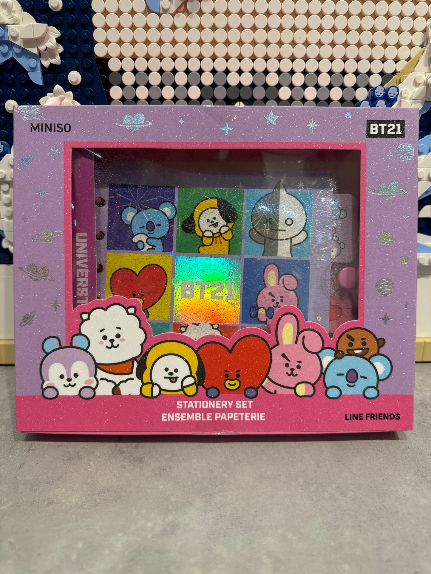 Ensemble de papeterie BT21