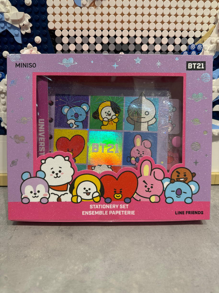 Ensemble de papeterie BT21