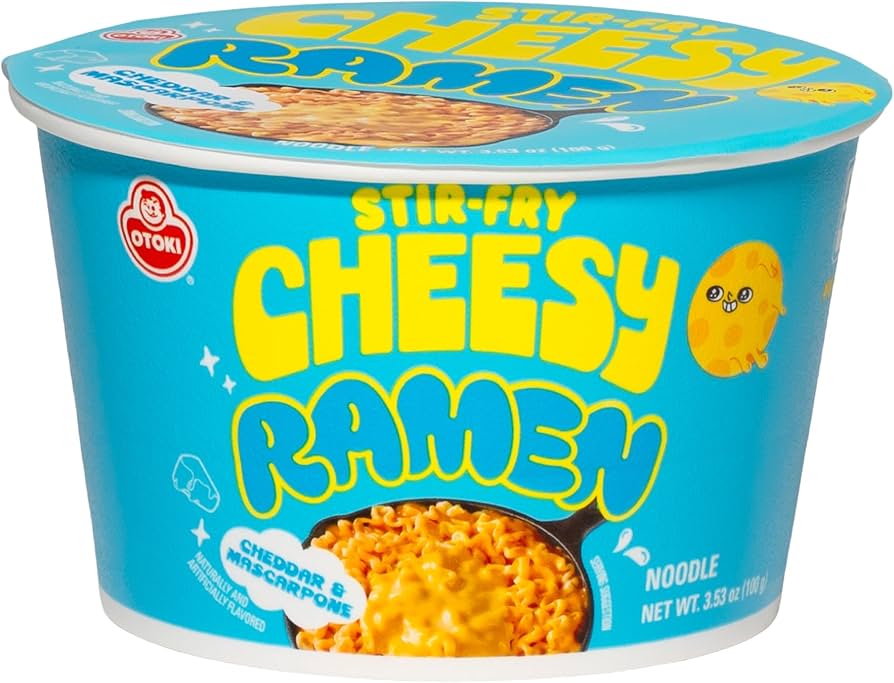 Ramen au fromage cheddar et mascarpone en bol OTOKI 芝士辣面 100g