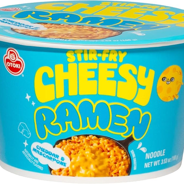 Ramen au fromage cheddar et mascarpone en bol OTOKI 芝士辣面 100g