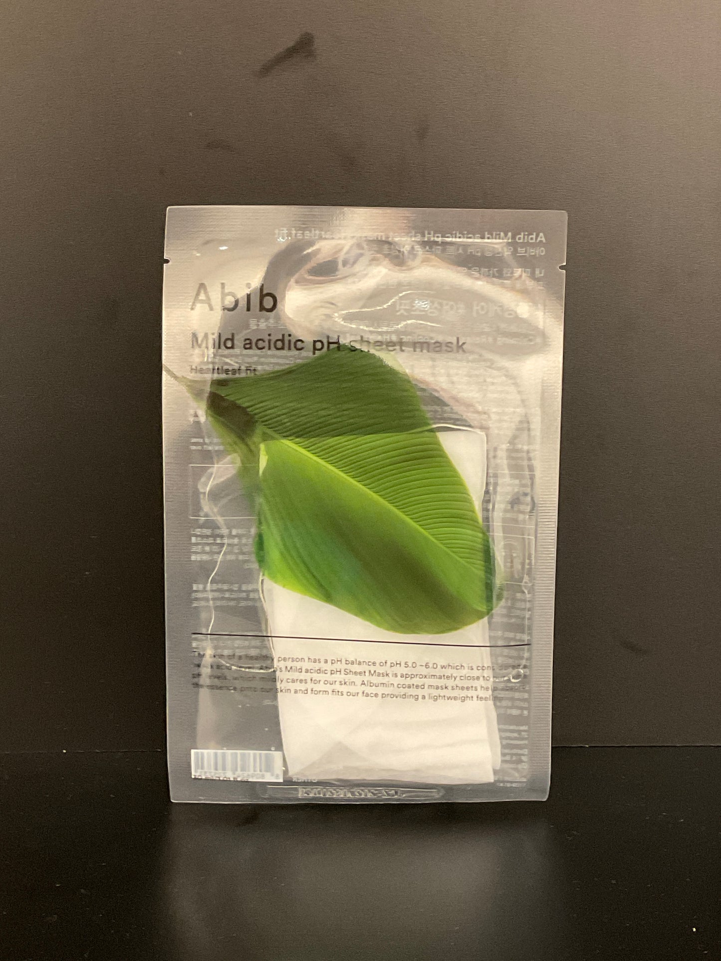 ABIB -- Masque en feuille de pH acide doux Heartleaf Fit