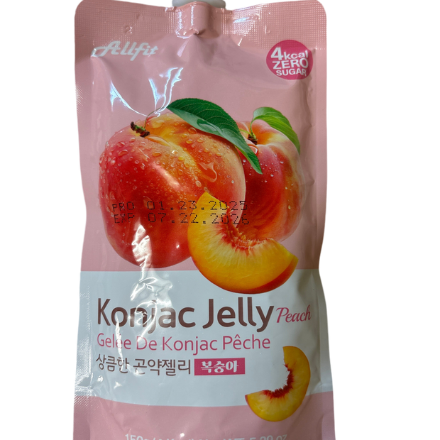 Gelée coréenne au Konjac à boire(pêche) ALLFIT