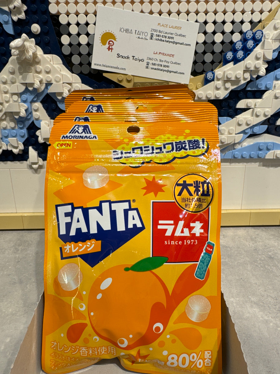 Bonbon ramune X Fanta à l’orange MORINAGA