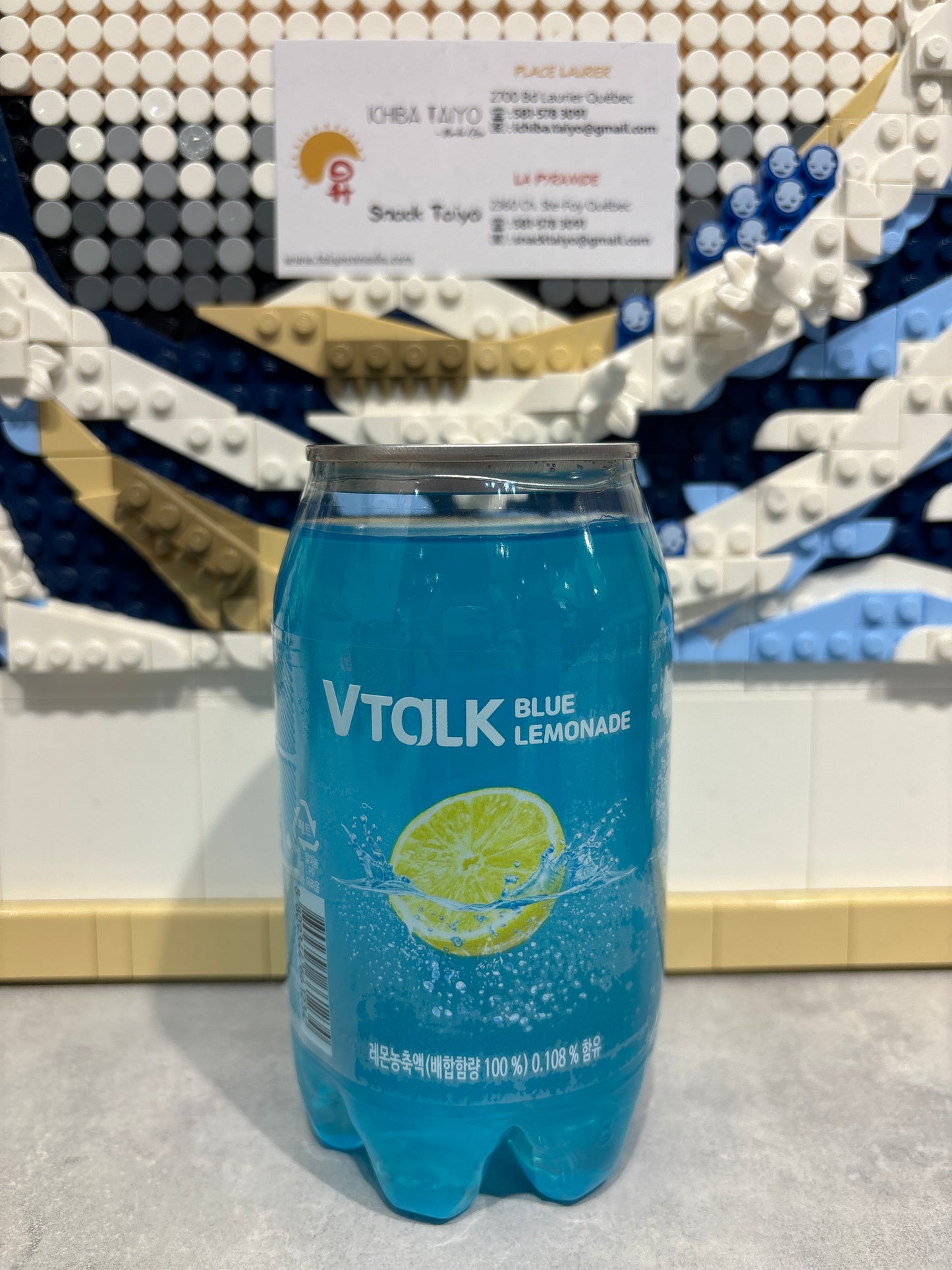Boisson gazeuse Limonade bleu VTALK