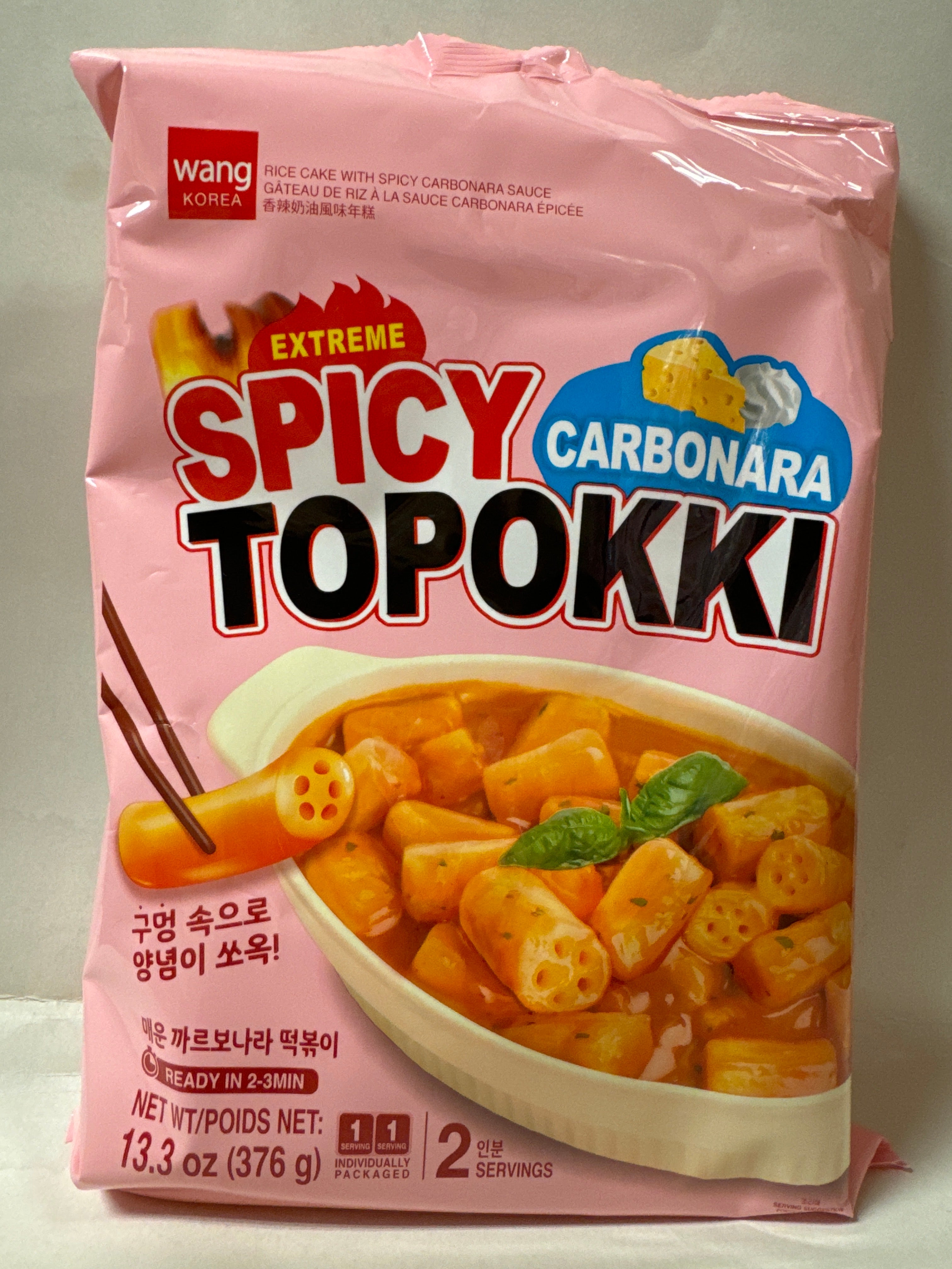 Topokki épicé carbonara WANG