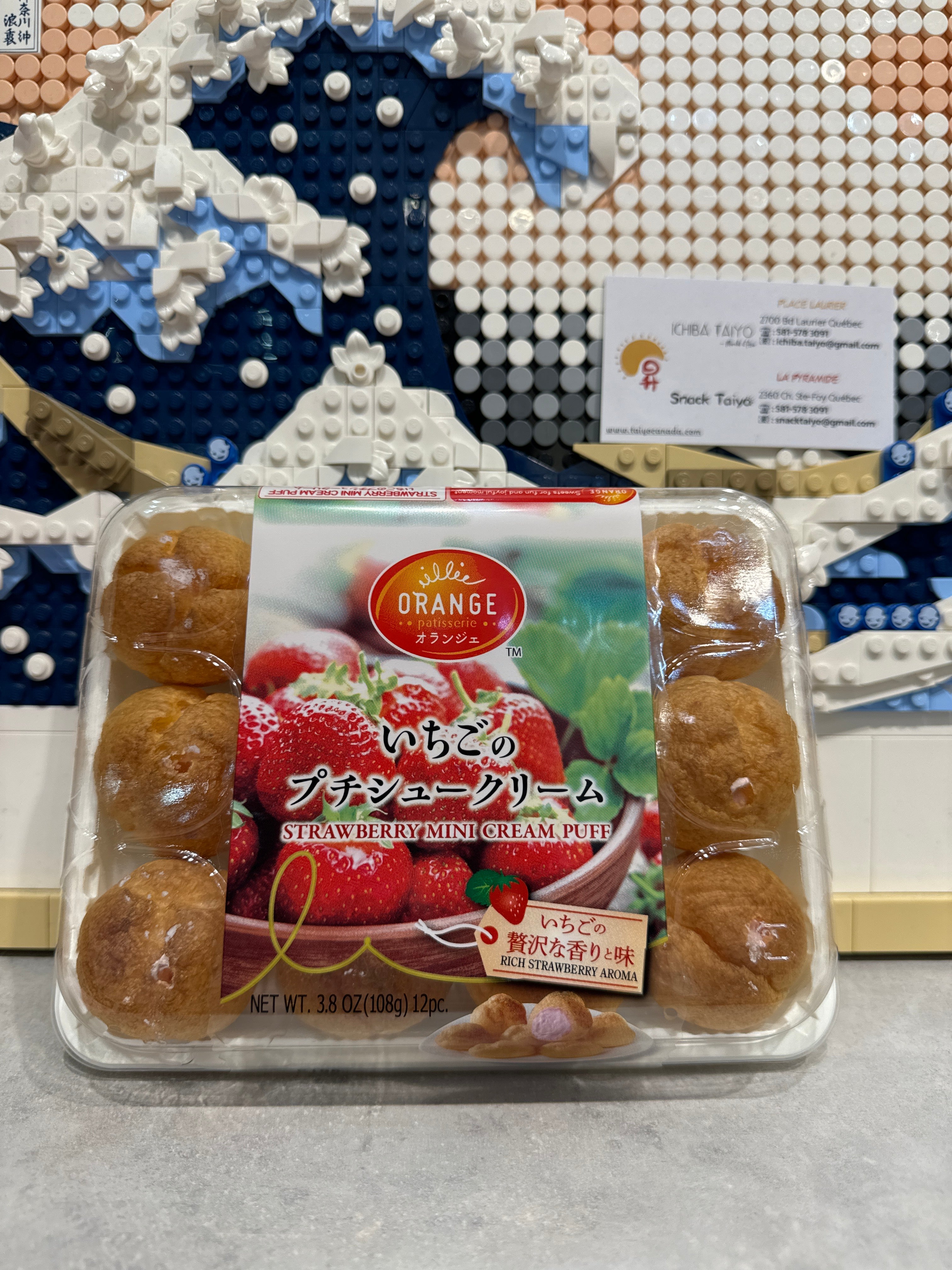 Profiteroles à la fraise ORANGE