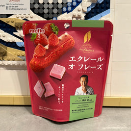 Chocolat à l’éclair à la fraise