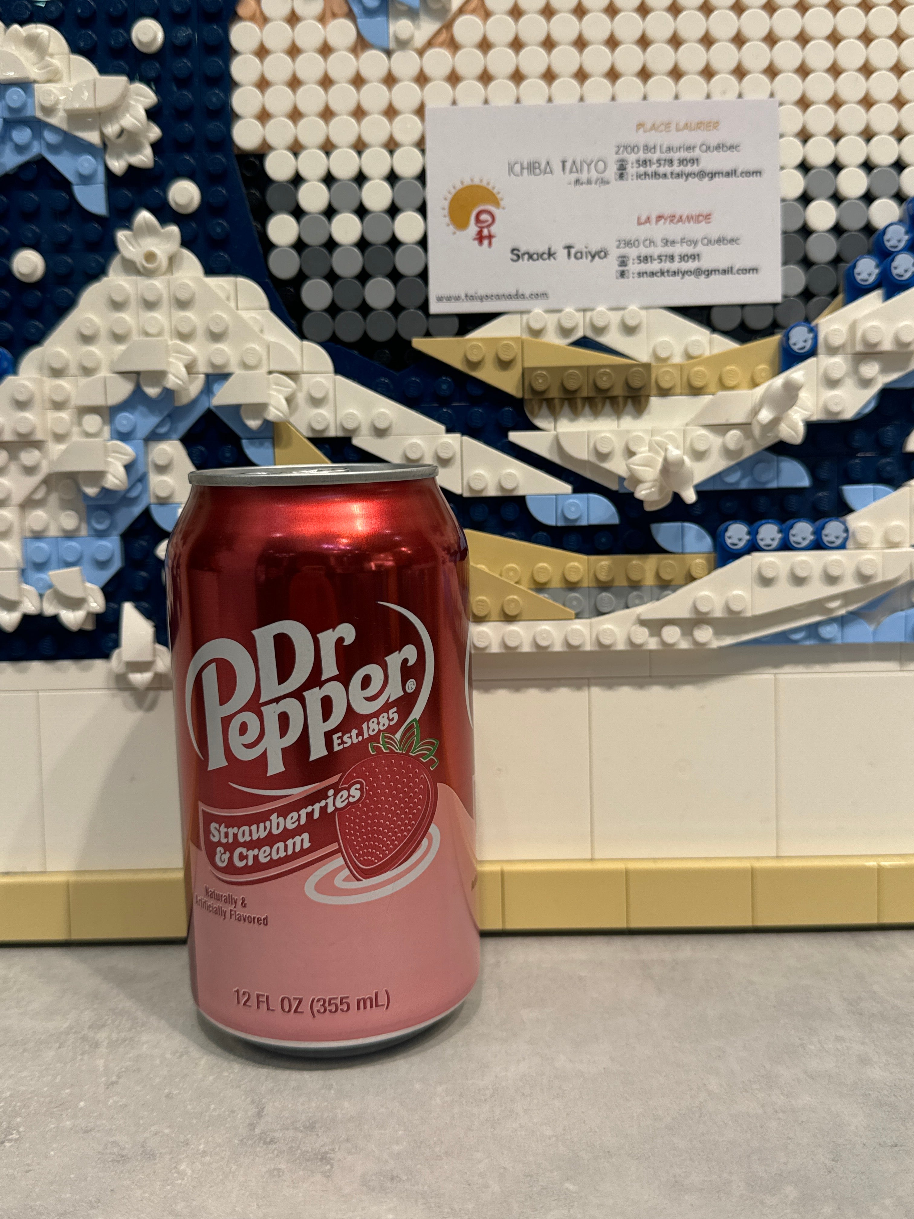 Dr.Pepper à la fraise et crème