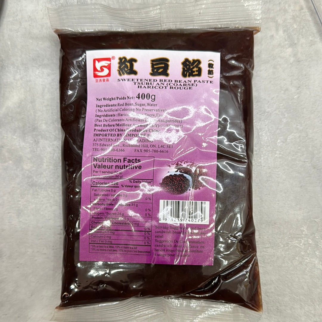 Pâte de haricot rouge AJ 红豆沙 400g