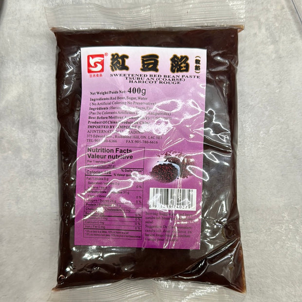 Pâte de haricot rouge AJ 红豆沙 400g