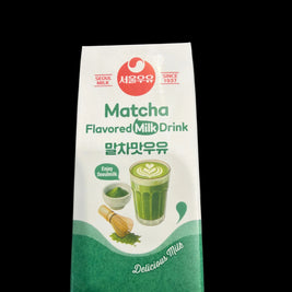 Séoul Milk matcha milk drink 韩国芒果牛奶 190mL