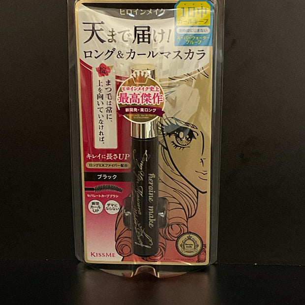 KISS ME Make Long Up Mascare 01 Jet Black