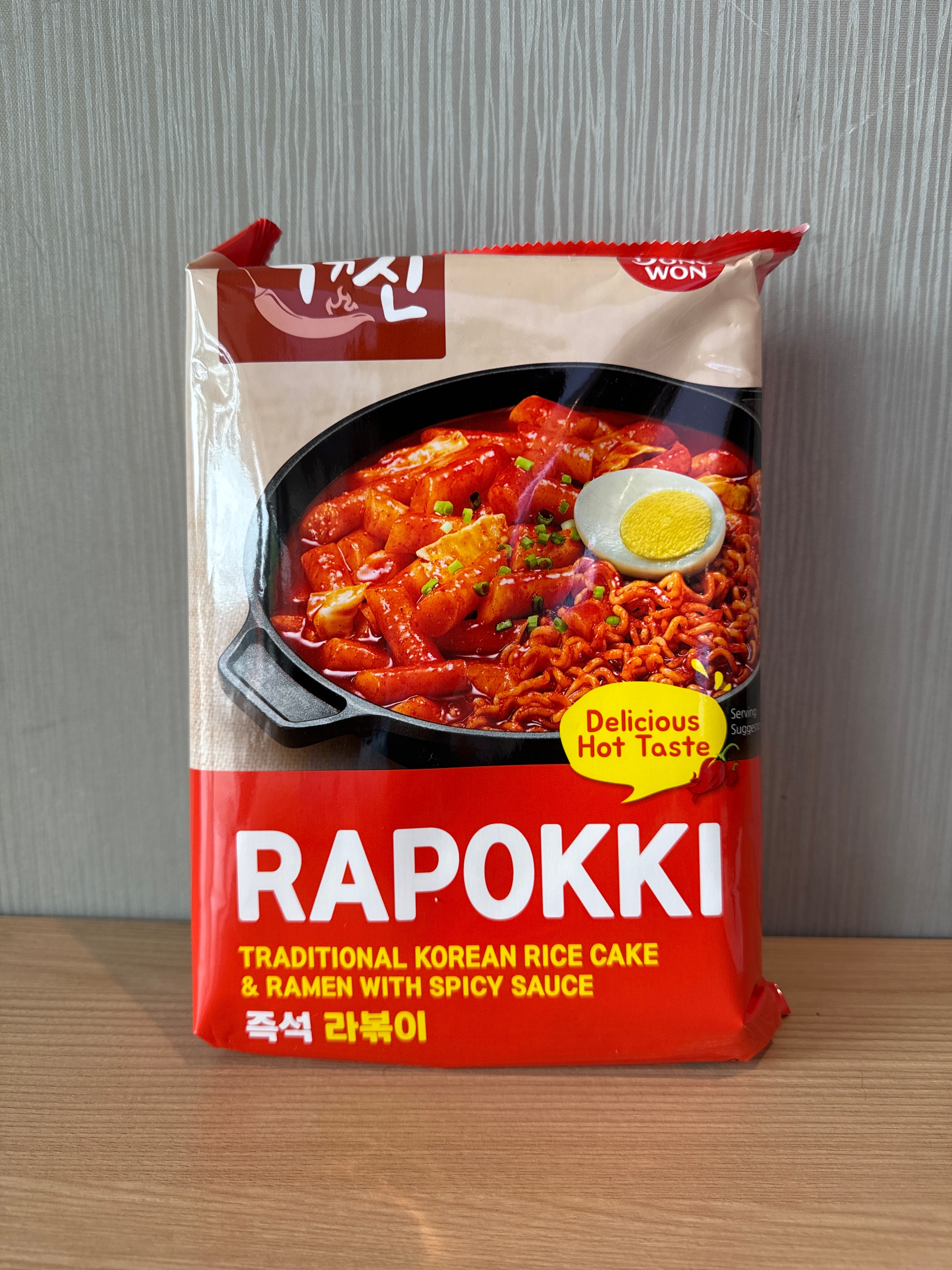 Rapokki (ramen+topokki) sauce épicé DONGWON 2portions 327g