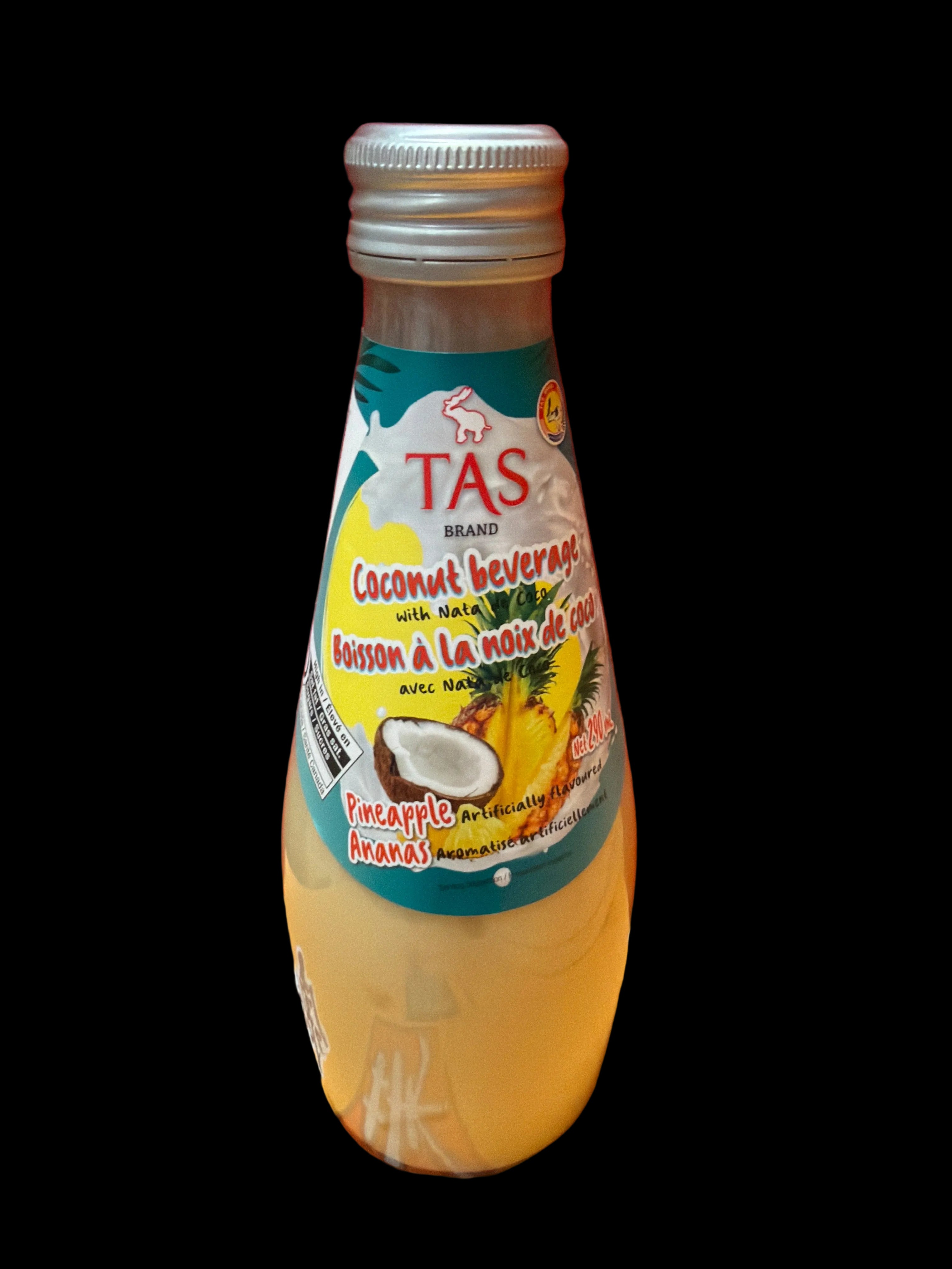 Boisson au lait de coco avec nata de coco (saveur ananas)290mL