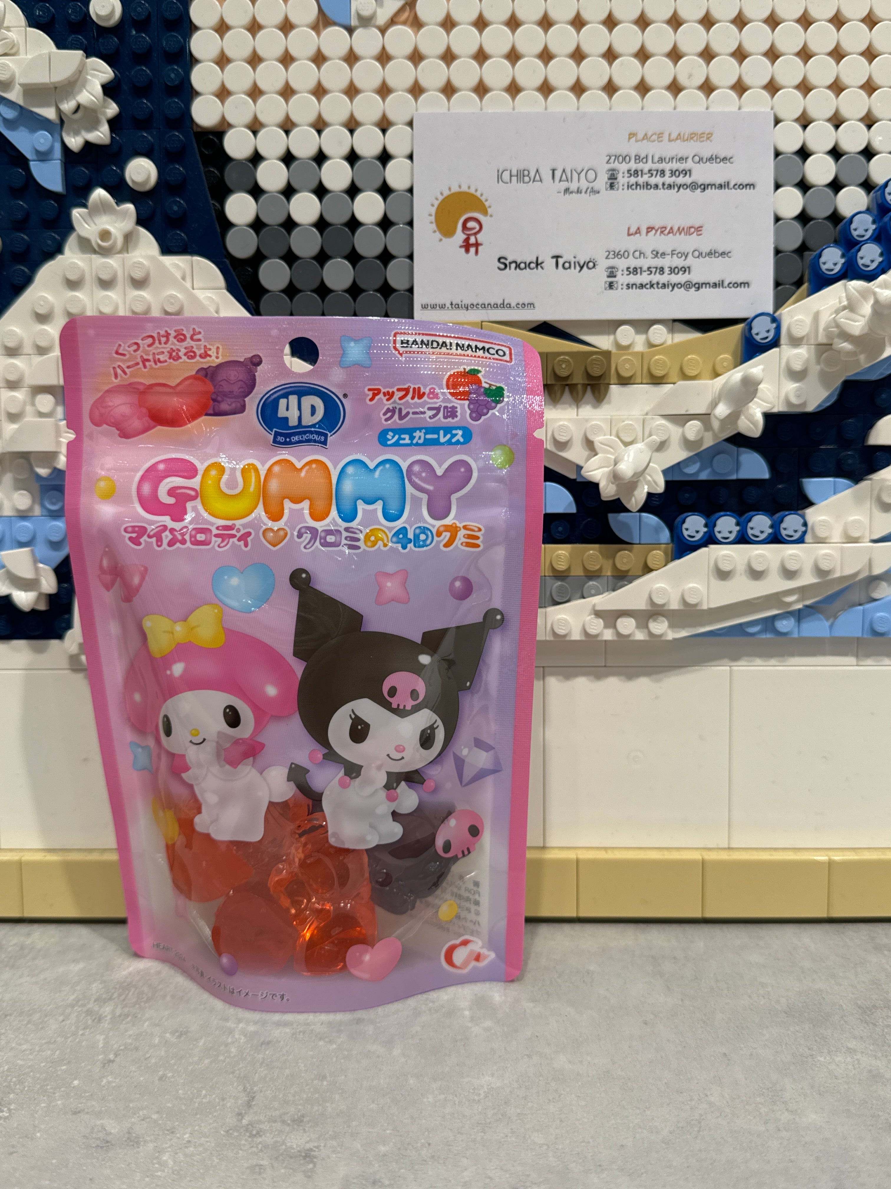 Jujube 4D Kuromi&MyMelody HEART