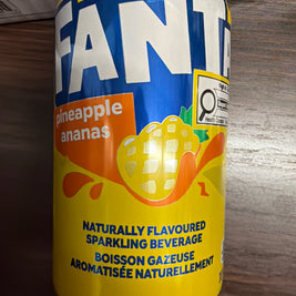 FANTA saveur d’ananas 芬达 菠萝味汽水 355mL