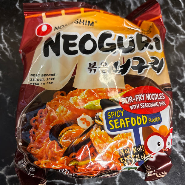 Nouilles sautées Neoguri NONGSHIM (saveur de fruit de mer épicé) 农心 辣海鲜拉面 137g