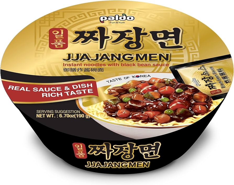 Nouilles Jjajang en BOL PALDO 韩国炸酱碗面 190g