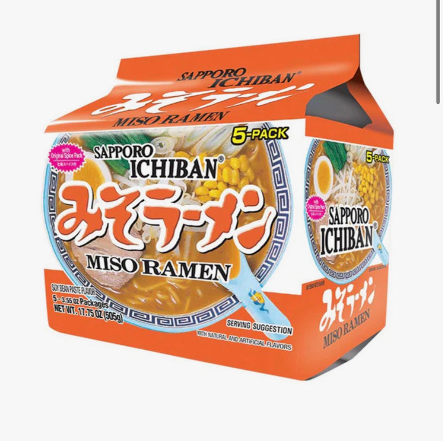 Nouilles instantanées à la japonaise(miso ramen) SAPPORO ICHIBAN-N